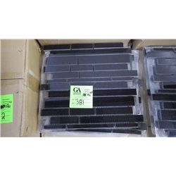 10 BOXES APPROX 104 PCS 12X12 ABSOLUTE BLACK MINI PLANKING MOSAIC RETAIL 2074.00 AT 19.95