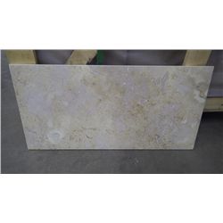 1 CRATE APPROX 180 PCS 12X24 BEIGE TRAVERTINE HONED TILE RETAIL 6291.00 AT 17.48 PER SQ FT