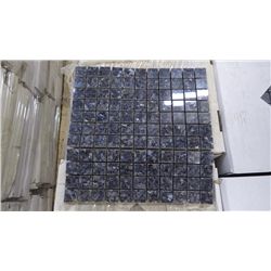 12 BOXES APPROX 120 PCS 12X12 BLUE PEARL GRANITE 1" MOSAIC RETAIL 3114.00 AT 25.95 PER SQ FT