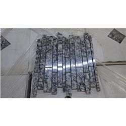 11 BOXES APPROX 115 PCS 12X12 OCEAN WAVE GRANITE MINI PLANKING MOSAIC RETAIL 2754.00 AT 23.95 PER SQ
