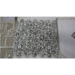 10 BOXES APPROX 100 PCS 12X12 LUNA PEARL GRANITE STAGGERED MOSAIC RETAIL 2395.00 AT 23.95 PER SQ FT