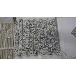 10 BOXES APPROX 100 PCS 12X12 LUNA PEARL GRANITE STAGGERED MOSAIC RETAIL 2395.00 AT 23.95 PER SQ FT