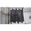 Image 1 : 5 BOXES APPROX 50 PCS 12X12 NERO IMPALA GRANITE MINI PLANKING MOSAIC RETAIL 1247.00 AT 24.95 PER SQ 