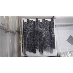 5 BOXES APPROX 50 PCS 12X12 NERO IMPALA GRANITE MINI PLANKING MOSAIC RETAIL 1247.00 AT 24.95 PER SQ 