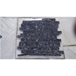 10 BOXES APPROX 105 PCS 12X12 BLUE PEARL GRANITE MINI PLANKING MOSAIC RETAIL 2094.00 AT 19.95 PER SQ