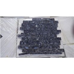 12 BOXES APPROX 120 PCS 12X12 BLUE PEARL GRANITE MINI PLANKING MOSAIC RETAIL 2394.00 AT 19.95 PER SQ