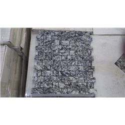 12 BOXES APPROX 120 PCS 12X12 OCEAN WAVE GRANITE STAGGERED MOSAIC RETAIL 2514.00 AT 20.95 PER SQ FT