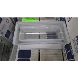 5 BOXES APPROX 25 PCS 7.5"X3.7" CLEAR GLASS BLOCK RETAIL 223.00 AT 8.95 PER BLOCK