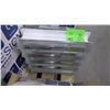 Image 1 : 1 PIECE APPROX 13''X13'' LARGE CLEAR GLASS BLOCK WITH RIBBING