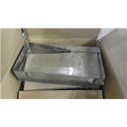 2 PIECES 4''X8'' CLEAR GLASS BRICKS RETAIL 33.00 AT 16.80 PER BLOCK