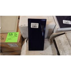 9 BOXES APPROX 162 PCS 7.5X3.7 COLBALT GLASS TILE RETAIL 5175.00 AT 31.95 PER TILE