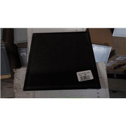 14 BOXES APPROX 126 PCS 7.5X7.5 BLACK GLASS TILE RETAIL 4403.00 AT 29.95 PER TILE