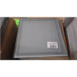 18 BOXES APPROX 164 PCS 7.5X7.5 GREY GLASS TILE RETAIL 4911.00 AT 29.95 PER TILE