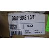 Image 1 : 2 BOXES 100 PCS APPROX 1000 FEET 1 3/4" DRIP EDGE BLACK