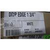 Image 1 : 2 BOXES 100 PCS APPROX 1000 FEET 1 3/4" DRIP EDGE WHITE