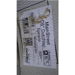 4 BOXES APPROX 800 SQ.FT DOUBLE 5" CLAPBOARD VINYL SIDING SPRUCE RETAIL 1356.00
