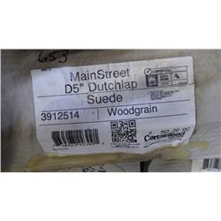 3 BOXES APPROX 600 SQ.FT DOUBLE 5" CLAPBOARD VINYL SIDING SUEDE RETAIL 897.00