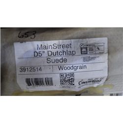 4 BOXES APPROX 800 SQ.FT DOUBLE 5" CLAPBOARD VINYL SIDING SUEDE RETAIL 1196.00