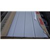 Image 2 : 4 BOXES APPROX 760 SQ.FT  QUAD FOUR SOFFIT FULL VENT COBB CLAY