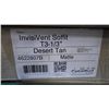 Image 1 : 4 BOXES APPROX 400 SQ.FT TRIPLE 3 1/3" INVISIVENT SOFFIT DESERT TAN