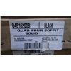Image 1 : 4 BOXES  APPROX 760 SQ.FT QUAD FOUR SOLID SOFFIT BLACK