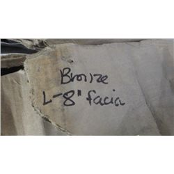 2 BOX APPROX 600 FEET 8" L-STYLE FACIA MUSKET BROWN