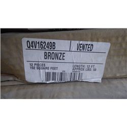 4 BOX APPROX 800 FEET VENTED ALUMINUM SOFFIT BRONZE