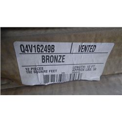 4 BOX APPROX 800 FEET VENTED ALUMINUM SOFFIT BRONZE