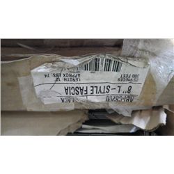 2 BOX APPROX 600 FEET 8" L-STYLE FACIA BLACK