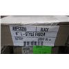 Image 1 : 2 BOX APPROX 600 FEET 6" L-STYLE FACIA BLACK