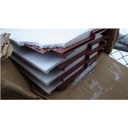 6 BOX APPROX 600 SQ.FT DOUBLE 6" CLAPBOARD AUTUMN RED CEDAR BOARDS RETAIL 2589.00
