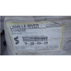 10 BOXES APPROX 80 LINEAR FEET LINVILLE RIVER CYPRESS STONE CORNERS RETAIL 1136.00
