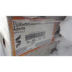8 BOXES APPROX 64 LFT TUSCAN LEDGE ADANTE STONE CORNERS RETAIL 908.80