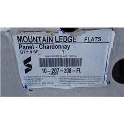 20 BOXES APPROX 200 SQ.FT MOUNTAIN LEDGE CHARDONNAY STONE FLATS RETAIL 1791.00