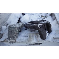 4 BOX APPROX 40 SQ.FT FIELD STONE GREY CORNERS RETAIL 310.00