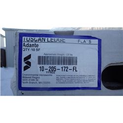 28 BOXES APPROX 280 SQ.FT TUSCAN LEDGE ADANTE FLATS RETAIL 2798.00