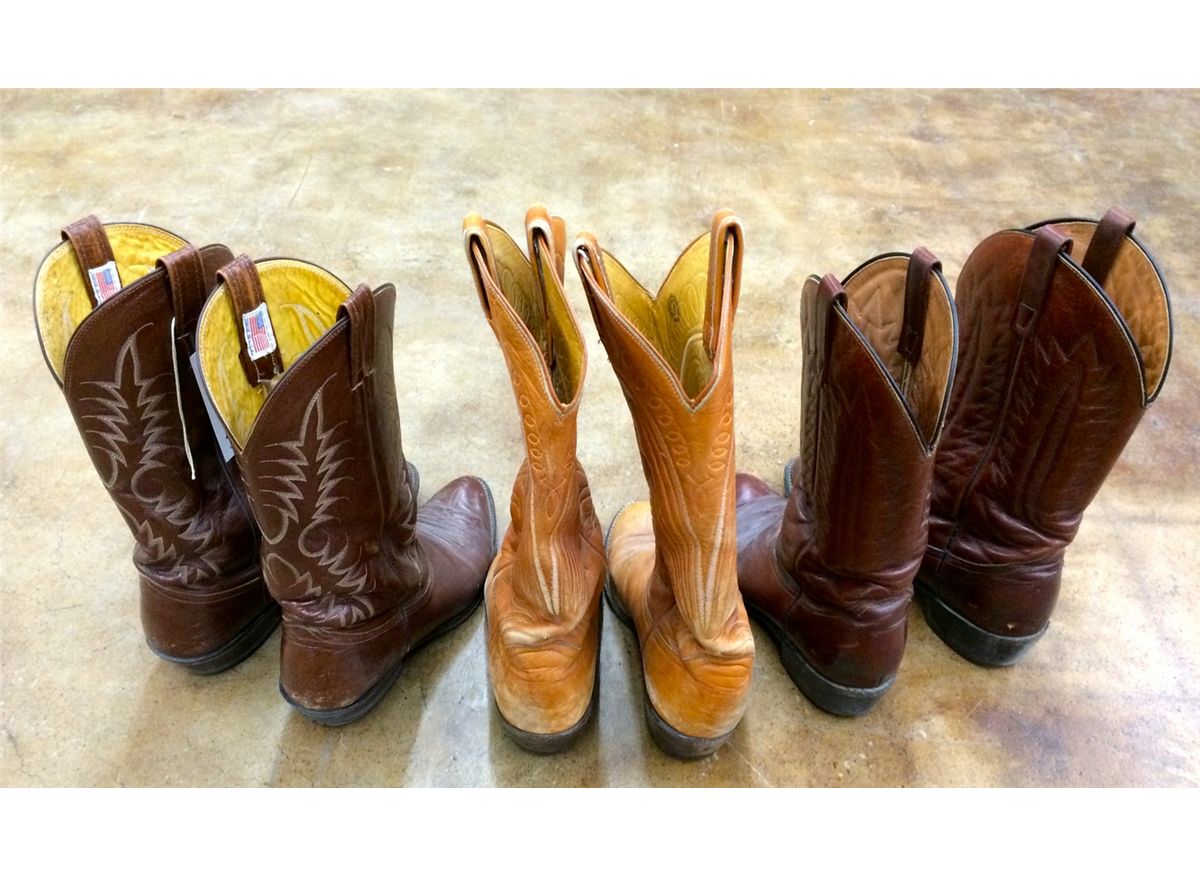 pair of cowboy boots