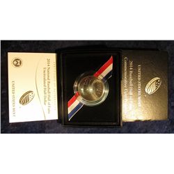 44. 2014 D BU Baseball Hall of Fame Half Dollar. Maximum mintage of 750,000. Very scarce. In origina