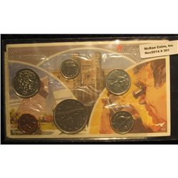 301. 1982 Canada Proof-Like Set. Cent to Dollar. Original as issued. 6 pc.