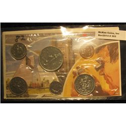 303. 1982 Canada Proof-Like Set. Cent to Dollar. Original as issued. 6 pc.