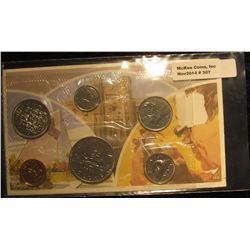 307. 1983 Canada Proof-Like Set. Cent to Dollar. Original as issued. 6 pc.