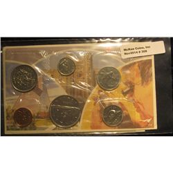 308. 1984 Canada Proof-Like Set. Cent to Dollar. Original as issued. 6 pc.