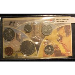 311. 1984 Canada Proof-Like Set. Cent to Dollar. Original as issued. 6 pc.