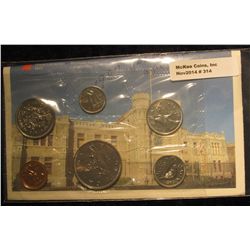 314. 1987 Canada Proof-Like Set. Cent to Dollar. Original as issued. 6 pc.