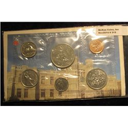 315. 1987 Canada Proof-Like Set. Cent to Dollar. Original as issued. 6 pc.