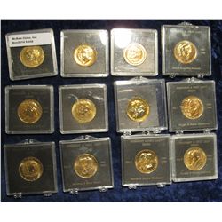 348. (12) Presidential Reader's Digest Medals in individual plastic cases.