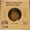 Image 1 : 609. 1915 Canada Five Cent Silver. Better Date. VG. KM value $14.00.