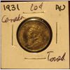 Image 1 : 621. 1931 Canada Dime. Fully toned AU.