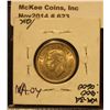 Image 2 : 623. 1937 Canada Dime. Golden toned MS 63. First Year Type.