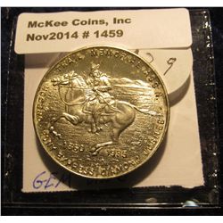 1459. 1860-1935 Pony Express Diamond Jubilee Commemorative so-called Half-Dollar. BU.